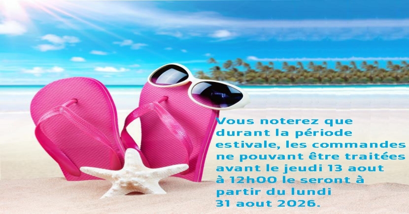 Fermeture vacances estivales